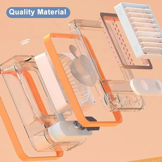 Rechargeable Humidifier Mist Fan Portable | Air Conditioner USB Rechargeable Fan